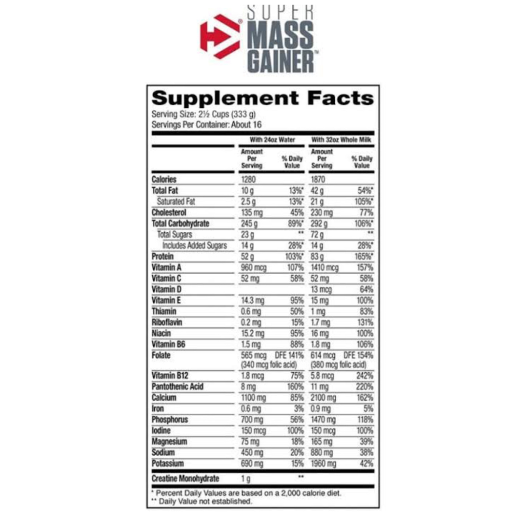 Super Mass Gainer 24Lb