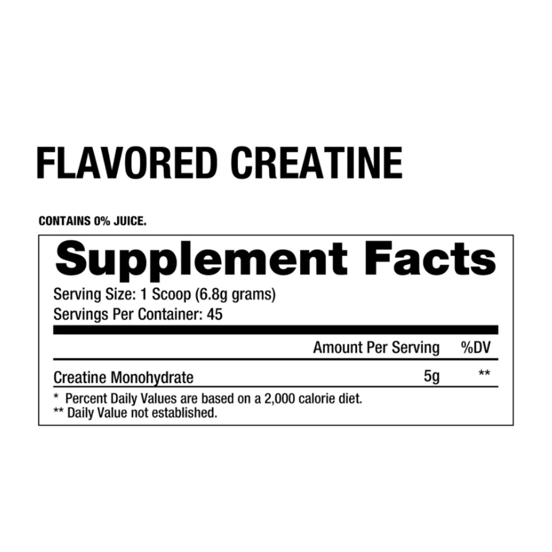 Flavored creatine Dragón pharma