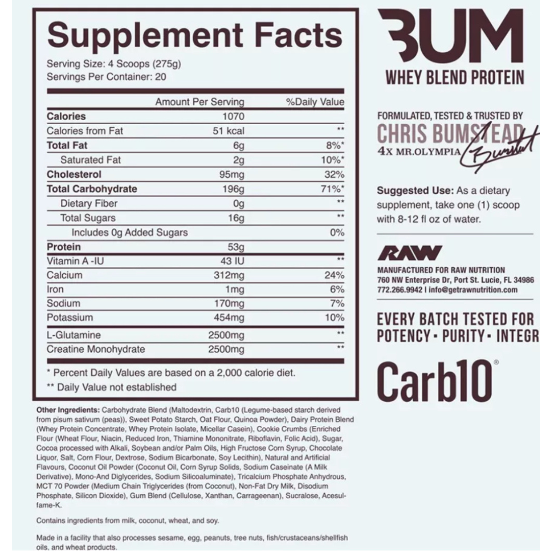 CBUM Mass Gainer 24lb